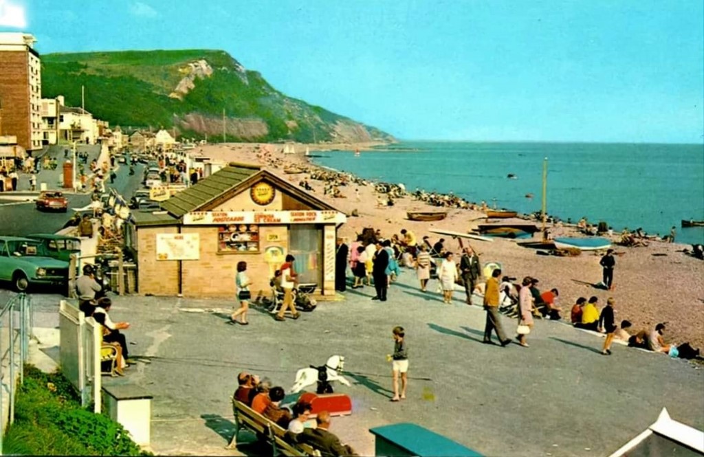 A Busy Scene On Seaton Seafront