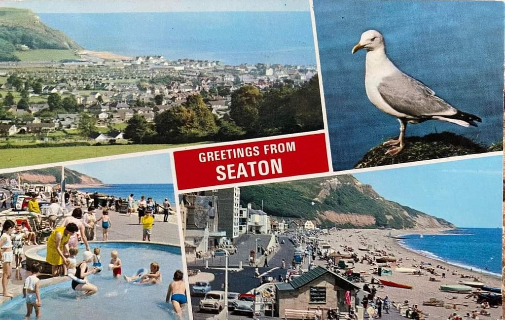 A Multiview Postcard Of Seaton 6