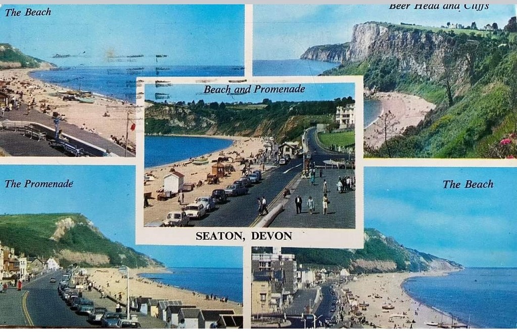 A Multiview Postcard Of Seaton 7