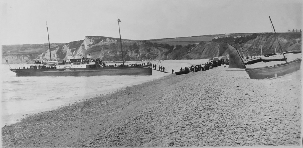 A Steamer At Seaton