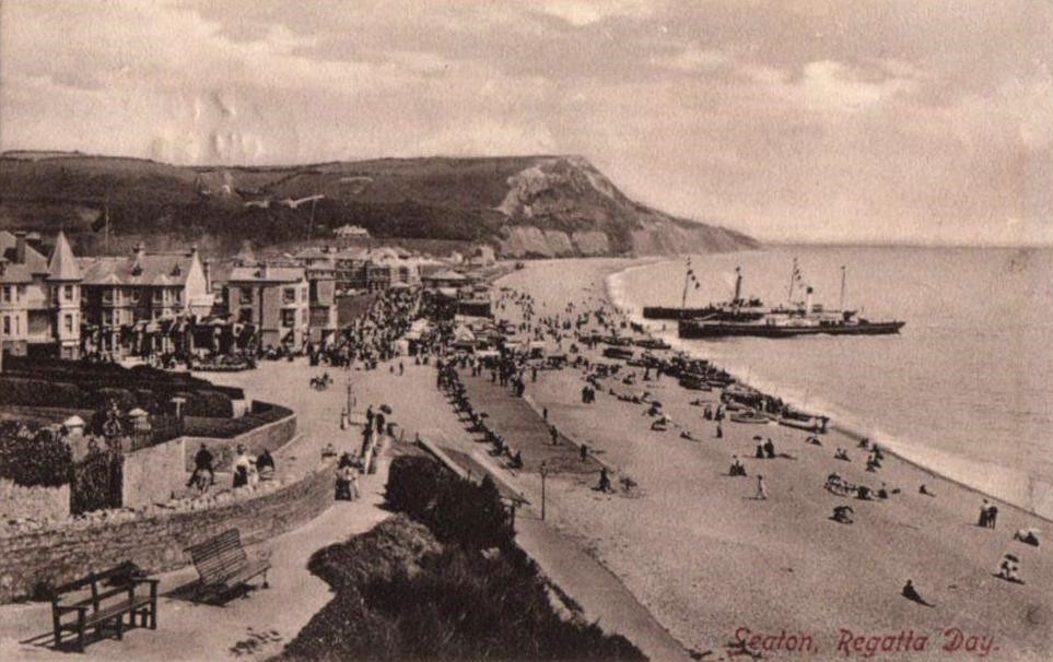 Beach With Two Steamers
