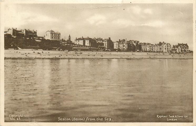 Seaton Devon From The Sea