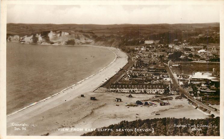 View From The Cliffs In Seaton