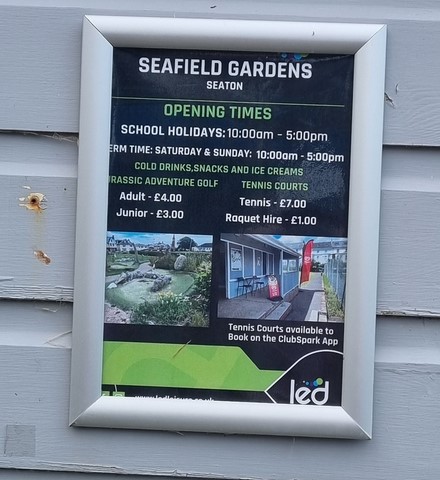 Seafield Gardens opening times