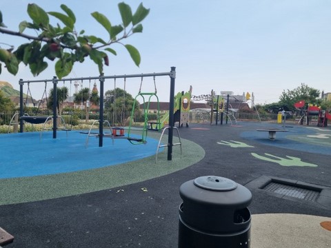 Play area in Seafield Gardens Seaton