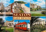 A Multiview Postcard Of Seaton 8