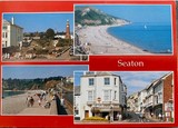 A Multiview Postcard Of Seaton 9