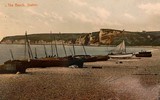 The Beach Seaton Postcard